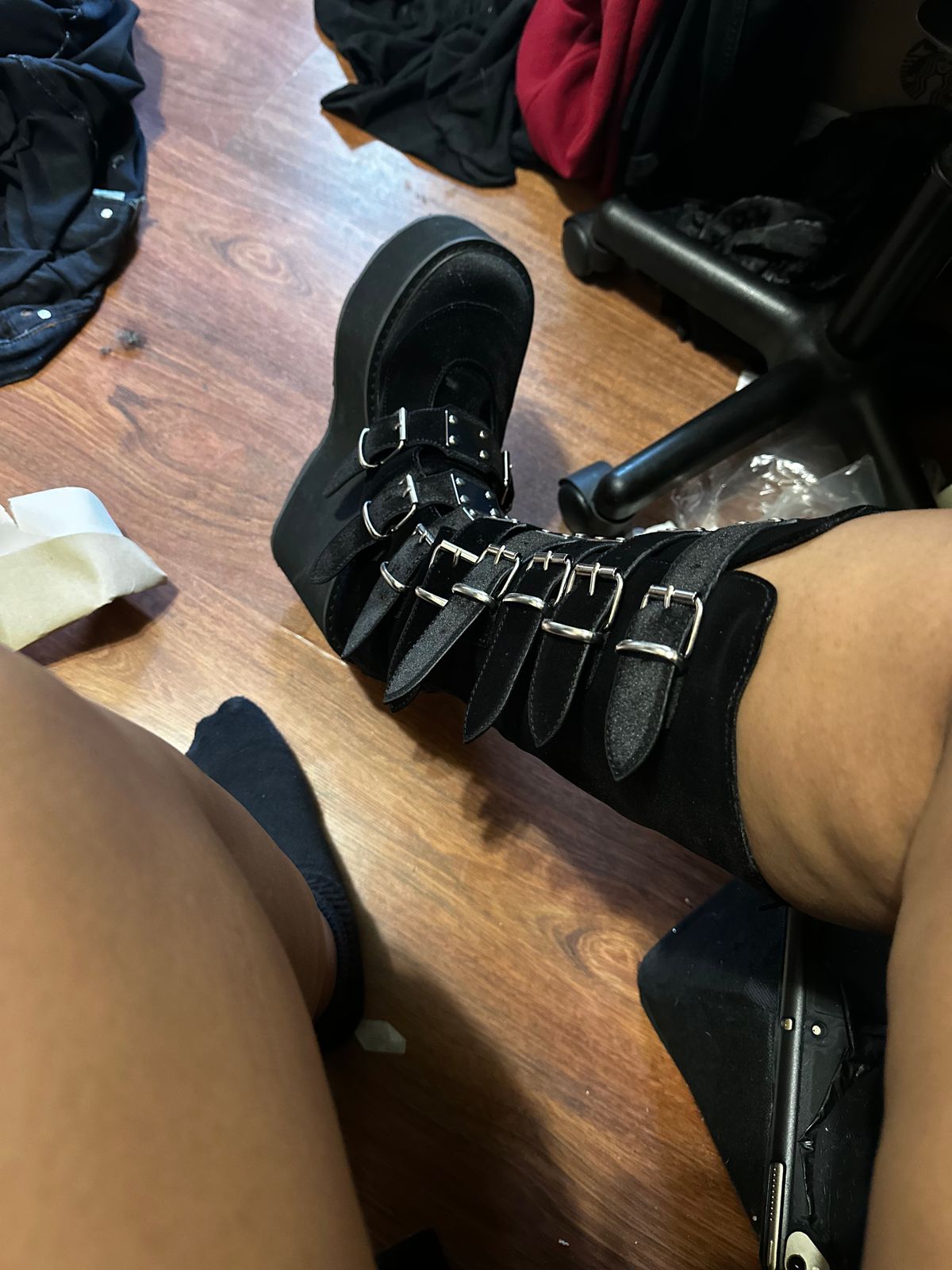 Black Velvet Demonia Swing 815 Size 10 Demonia 815 Store