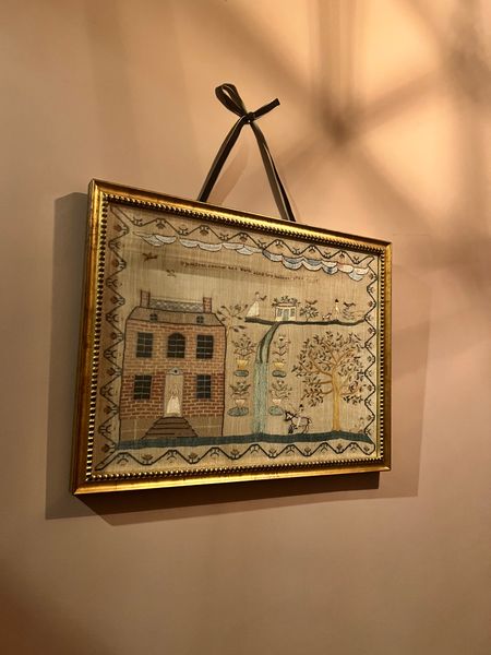 Customer photo: Hannah’s sampler, antique gold