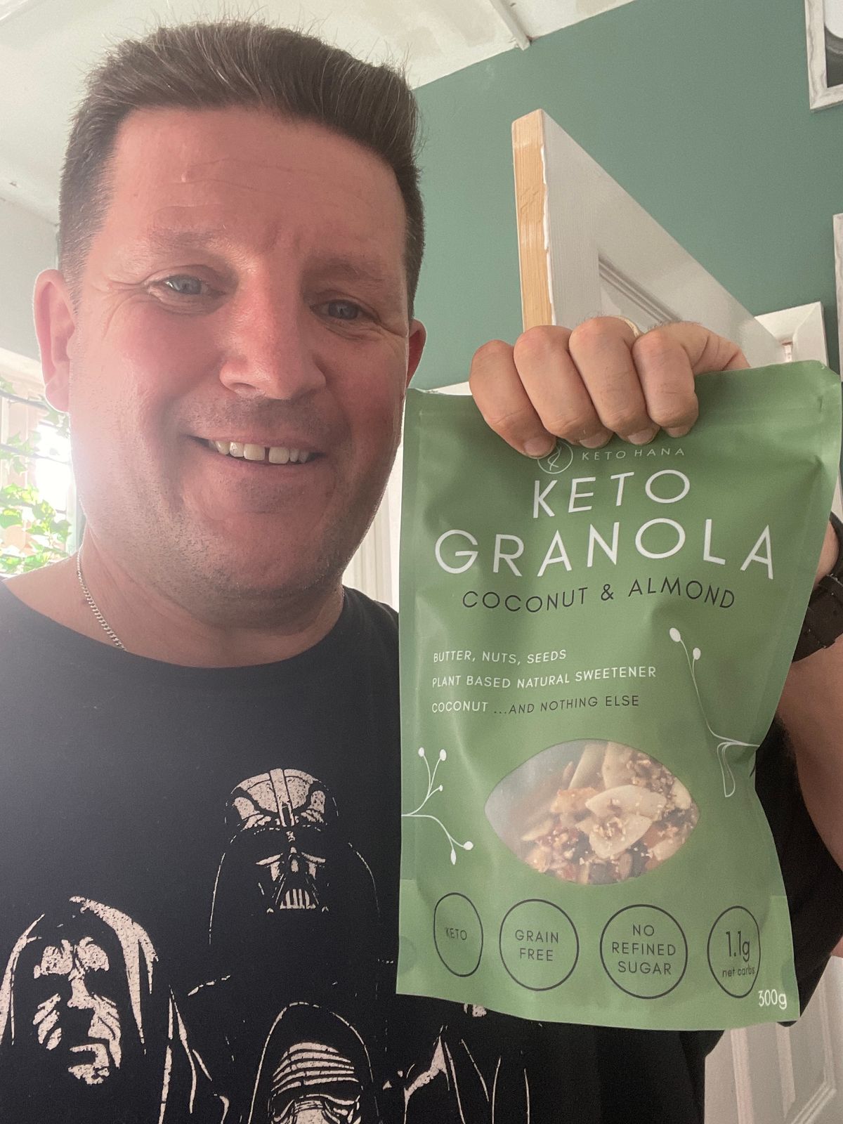 Keto Hana Keto Nut Granola (11oz) - Coconut & Almond | Plant Based, Low
