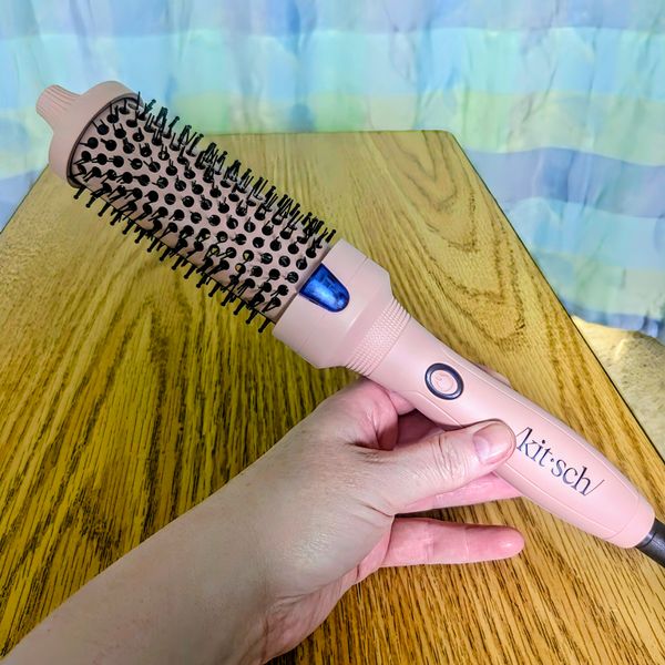 Heat Protectant + Thermal Round Brush Bundle | KITSCH display picture 2