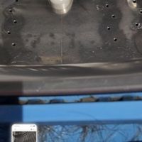 Henry's washer before cleaning