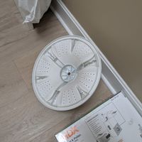 Customer photo using washing machine cleaner