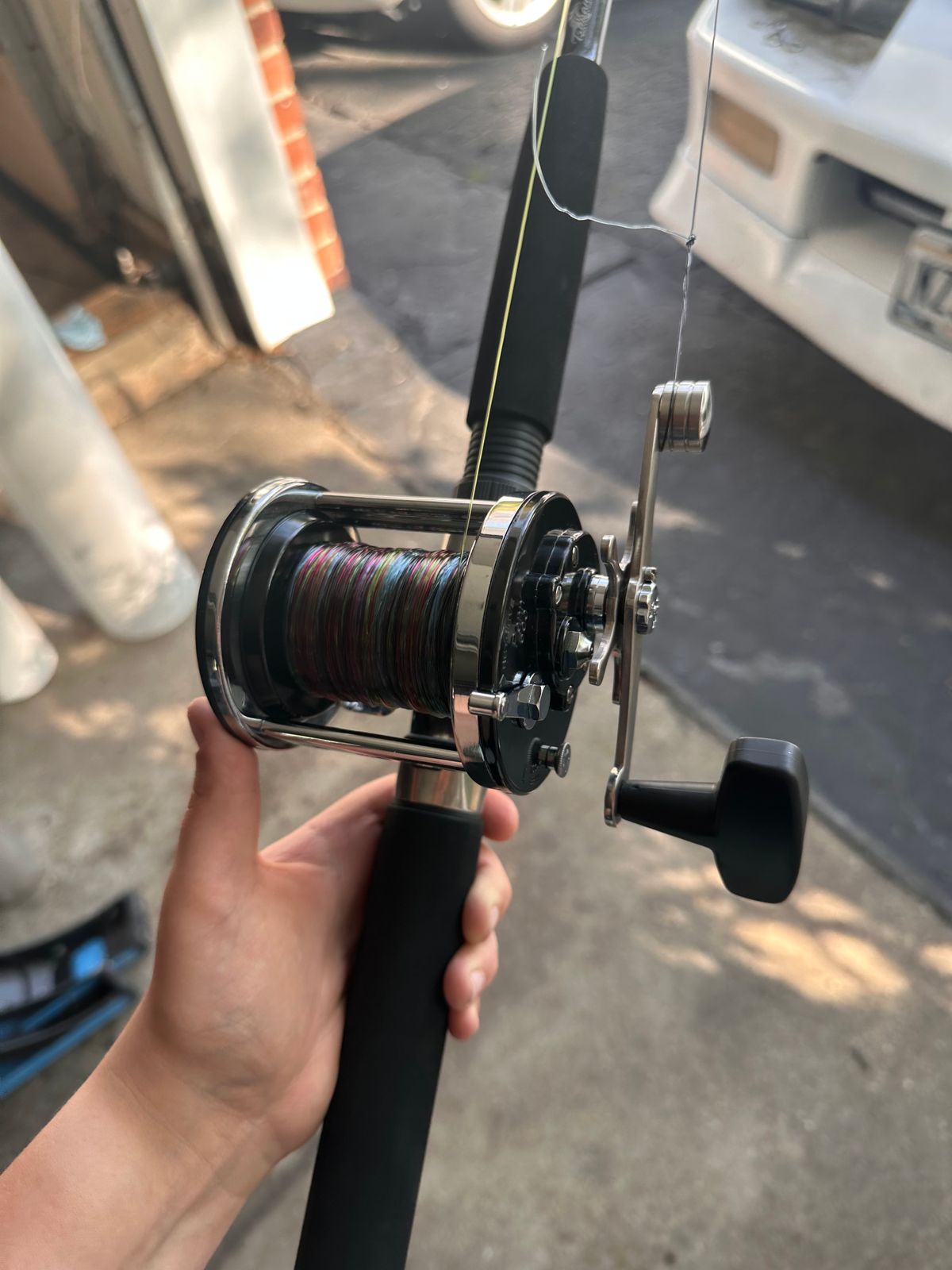 Jigmaster Reel Penn Jigmaster Rod CUSTOM BUILT PENN JIGMASTER 500 FISHING  REEL WITH NEWELL KIT+