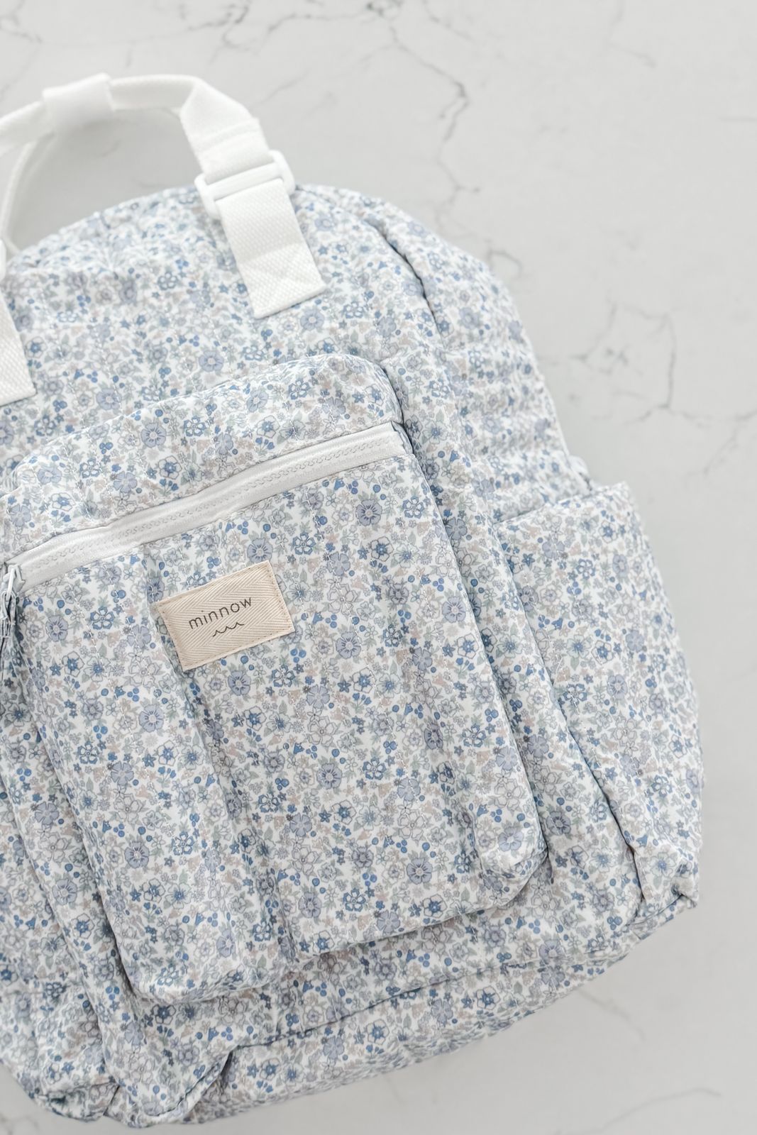Fabletics Backpack Gray Floral The Everything Backpack - Fabletics main image 2