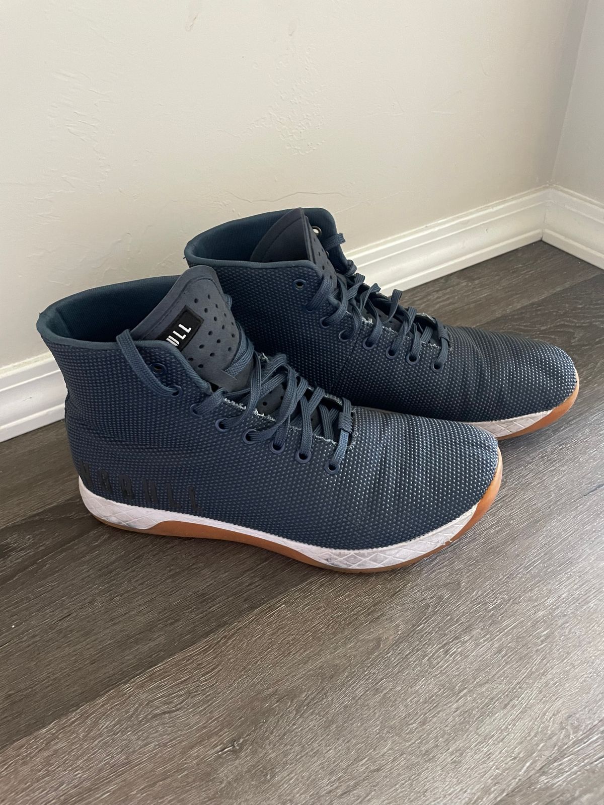NEW NOBULL High Top Trainers Black Gum Sole Unisex CrossFit Gym Sneakers Giving away and gifting these Nobull Hightop Trainers for  main image 2