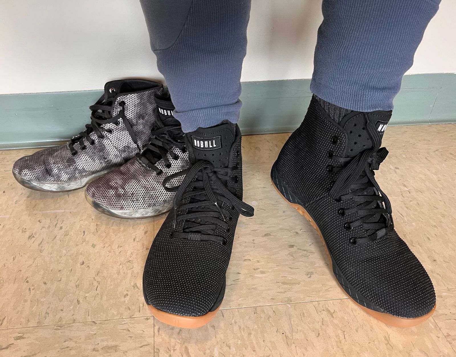 NOBULL Black Unisex High-Top Trainers Sz M9, W10.5 Women main image 2