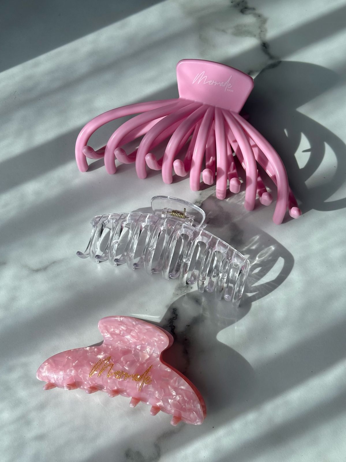 Purple Octopus Hair Clip – Big Spider Barrette, Plastic Claw Clamp, Leopard Print