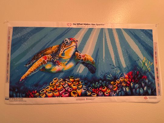 Diamond Painting 5D - Turtle Reef Par Deborah Broughton - Diamond Art Club - Discontinué