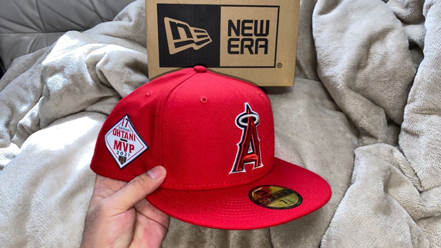 59FIFTY MLBオンフィールド 大谷翔平 2021 MVPパッチ ロサンゼルス 