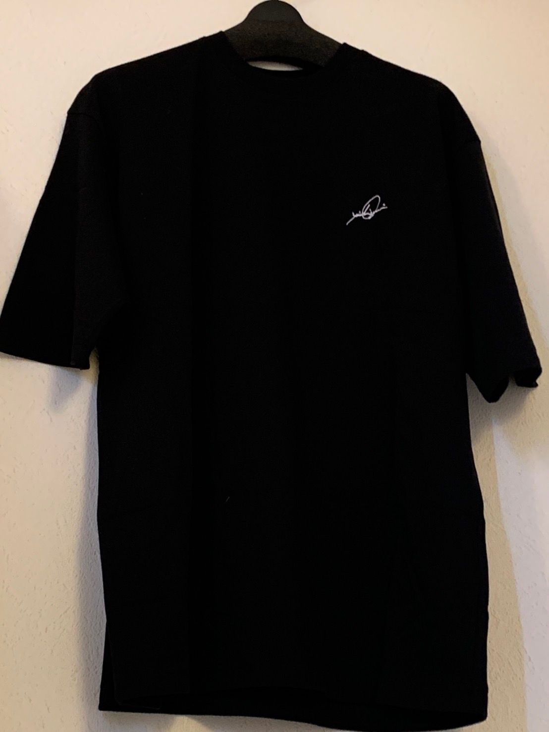 半袖 オーバーサイズド コットン Tシャツ 落合陽一 x 永樂屋 ブラック 