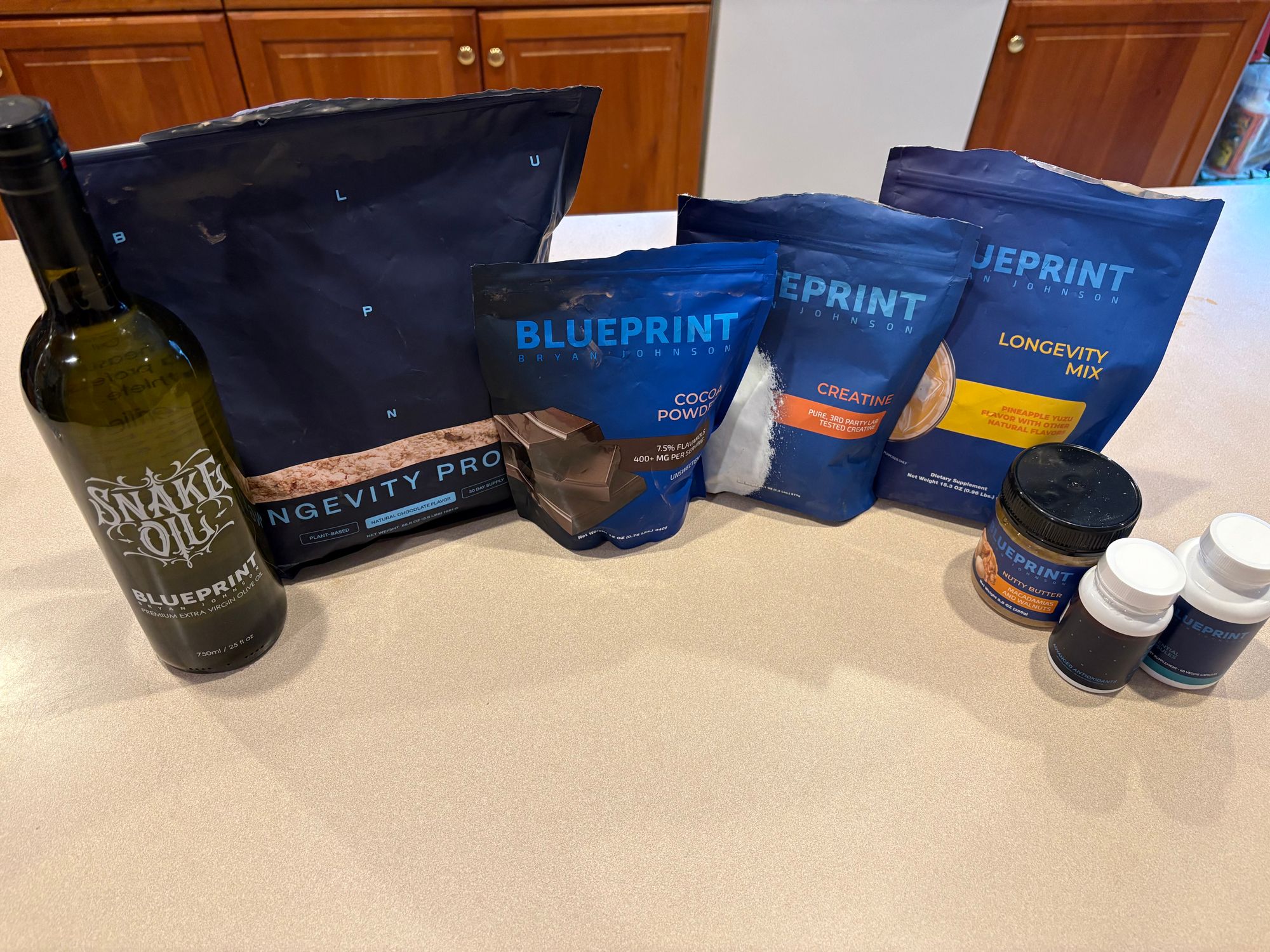 does bryan johnson take glutathione Longevity Mix 30 Day Supply ML:10 bpc 157 with food