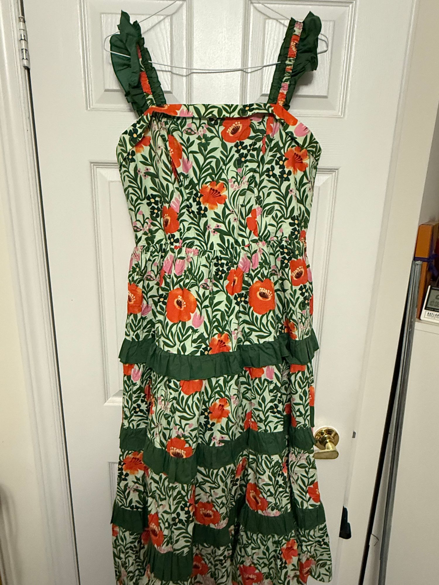 Juno Dress in Green Floral  Ivy City Co