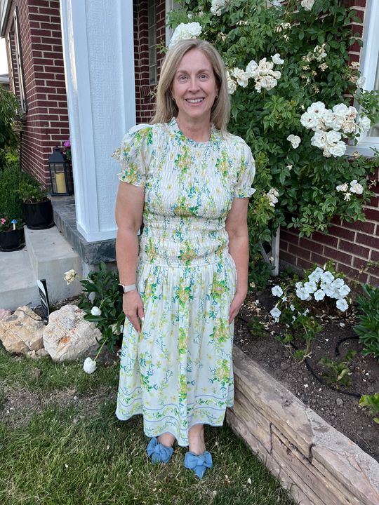 jennie green dress Jennifer in Olive Blossom – Ivy City Co confirmation