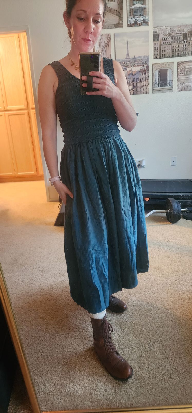 Marlow Dress in Teal  Ivy City Co