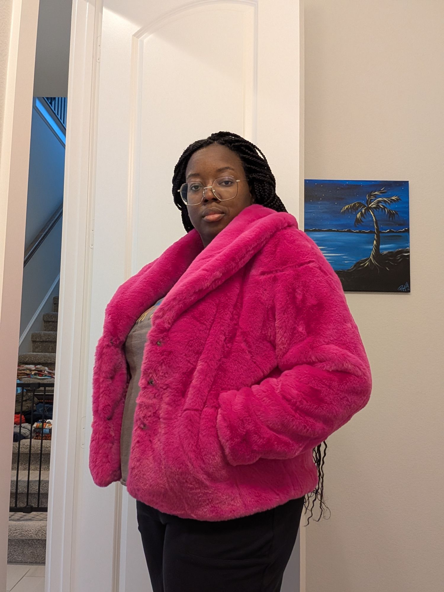 Ppsnabha Bright Faux Fur Coat Vivienne Spotted Faux Fur Trench Coat Beige Fashion  Nova