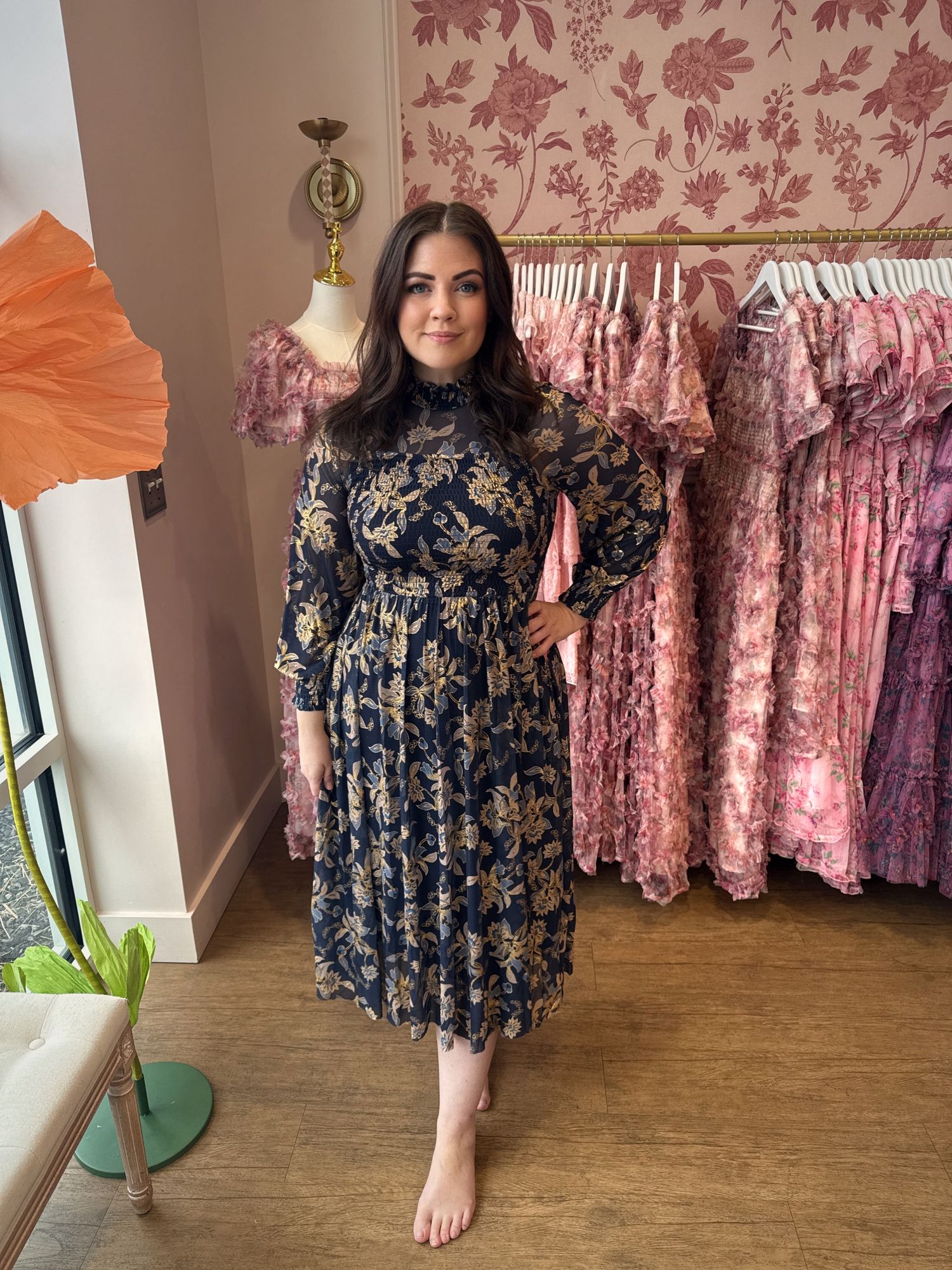 Marla Dress in Winter Floral Ivy City Co Marla Dress in Winter Floral Ivy City Co