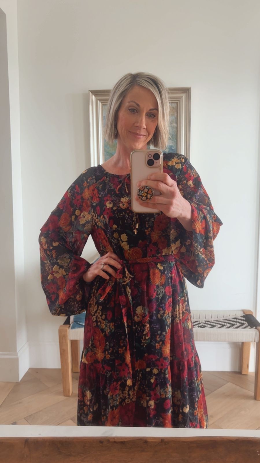 Imogen Dress in Moody Floral - Size Inclusive - Ivy City Co