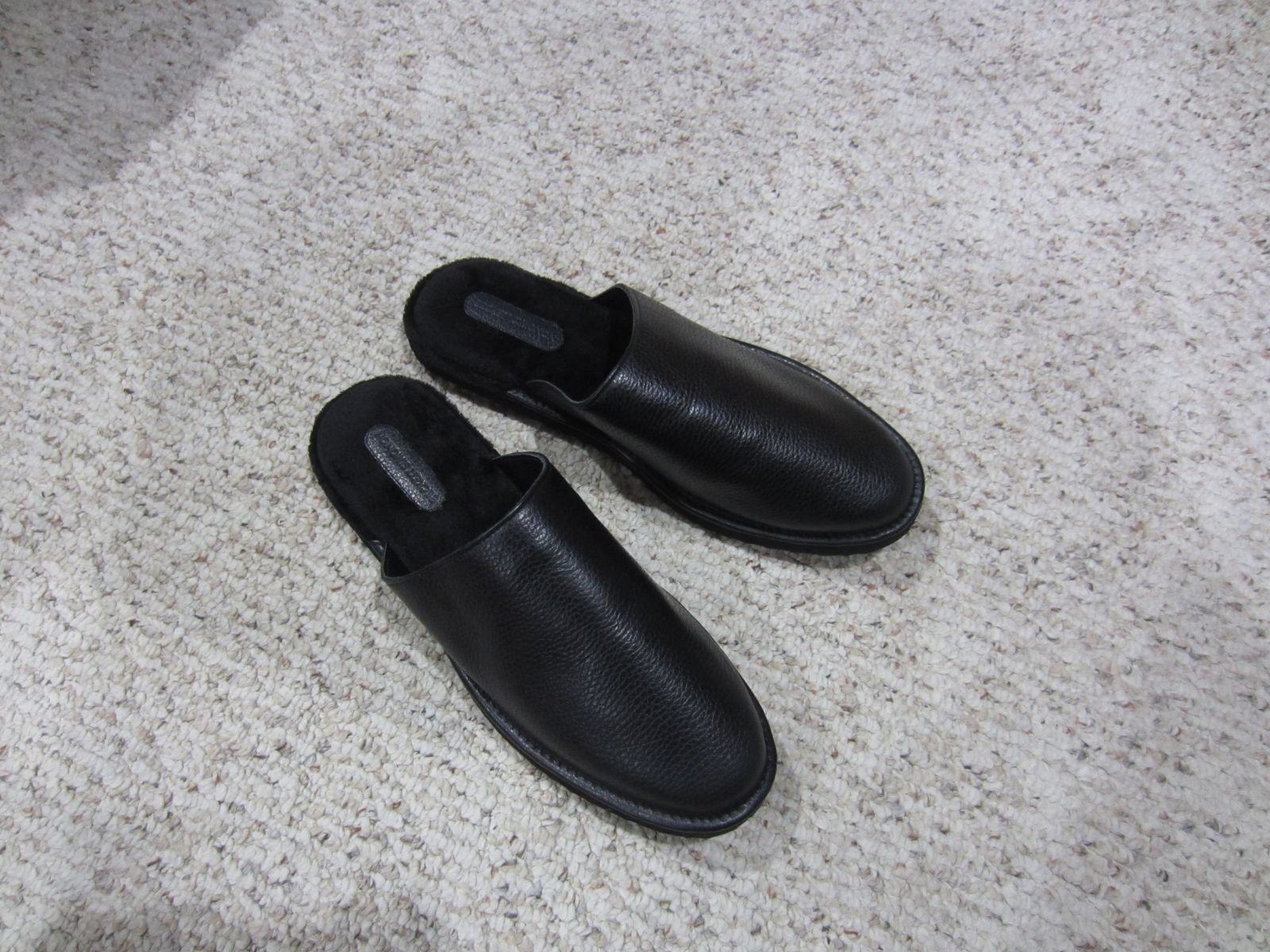 Beckett Simonon Jones Slipper Mens 11 Leather Fleece Lined Super warm Jones Slippers - Pull-Up - Men main image 2