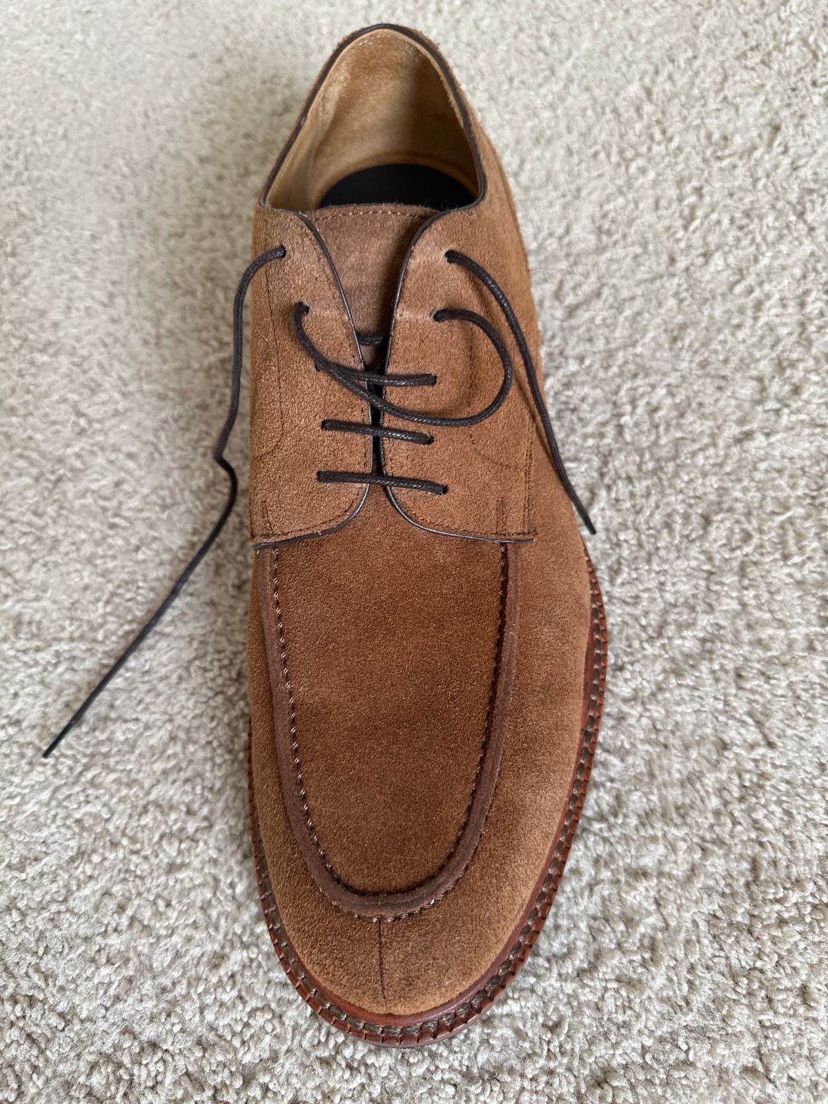 Reiss Drummond Suede Derby Majordome M32 Split-Toe Derby - Dark Brown - Leffot main image 2