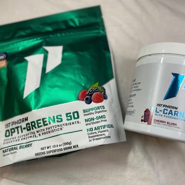 1st phorm l-carnitine review 1st Phorm L-Carnitine with Fucoxanthin Cherry Slush Health Rating &  Analysis main image 0