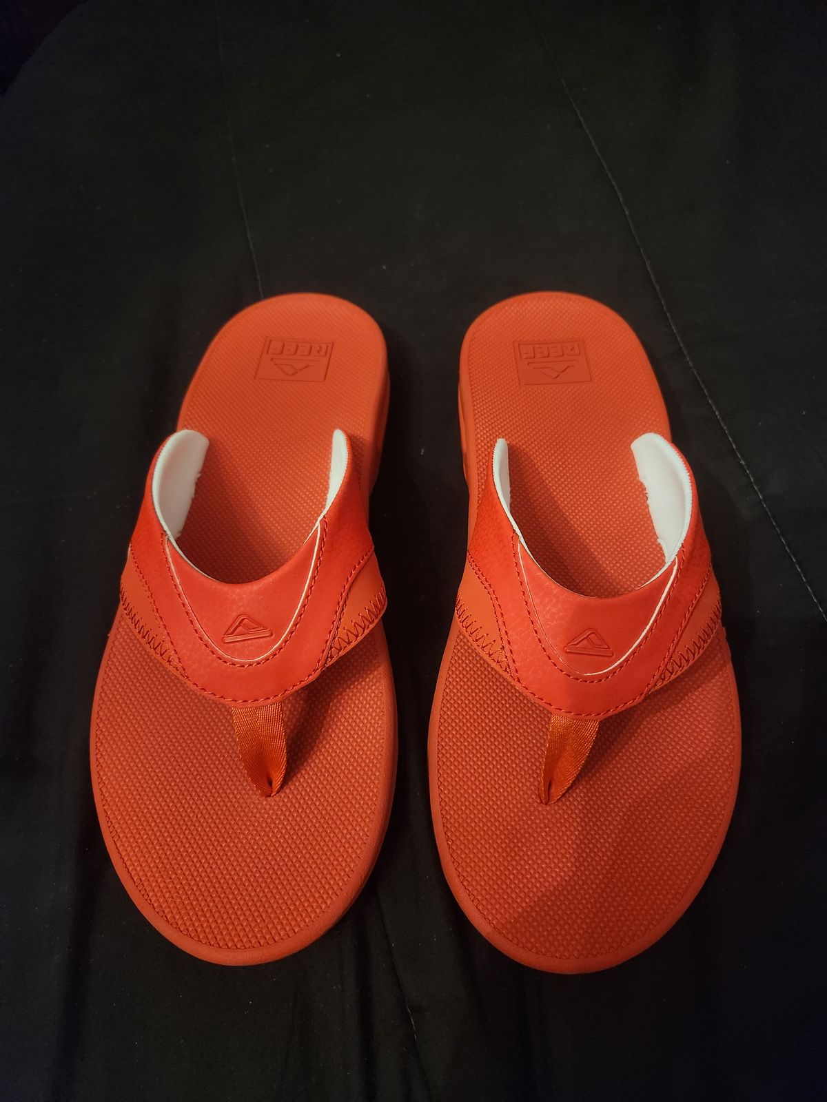 Reef Fanning Pregame / Tailgate‎ Sandals - NWT Mens 10 Orange / White #48767-F5 Fanning Pregame Men main image 3