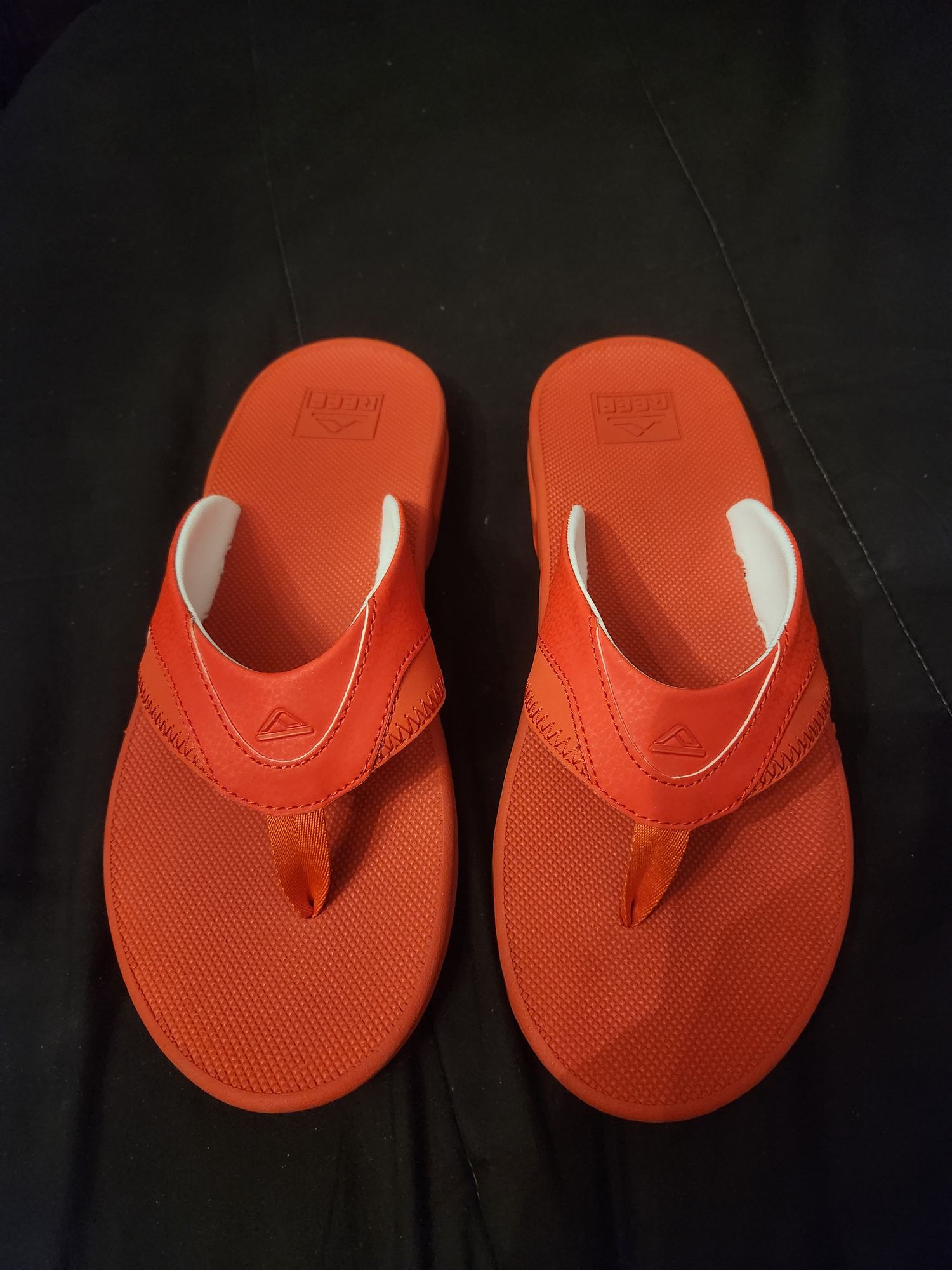 Reef Sandals Men\'s Fanning Pregame Red / Yellow Bottle Opener Flip Flop Reef Fanning Pregame Sandals Mens Size 13 Red Yellow Flip  main image 4