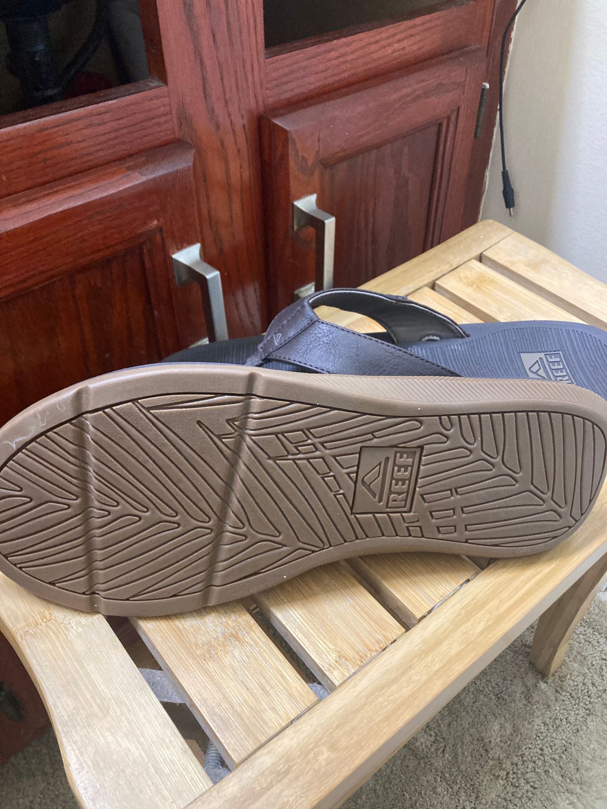 Reef Santa Ana Sand Mens Size 8 Tan Flip Flop Sandals New CJ4017-080-M Comfort Santa Ana Men main image 2