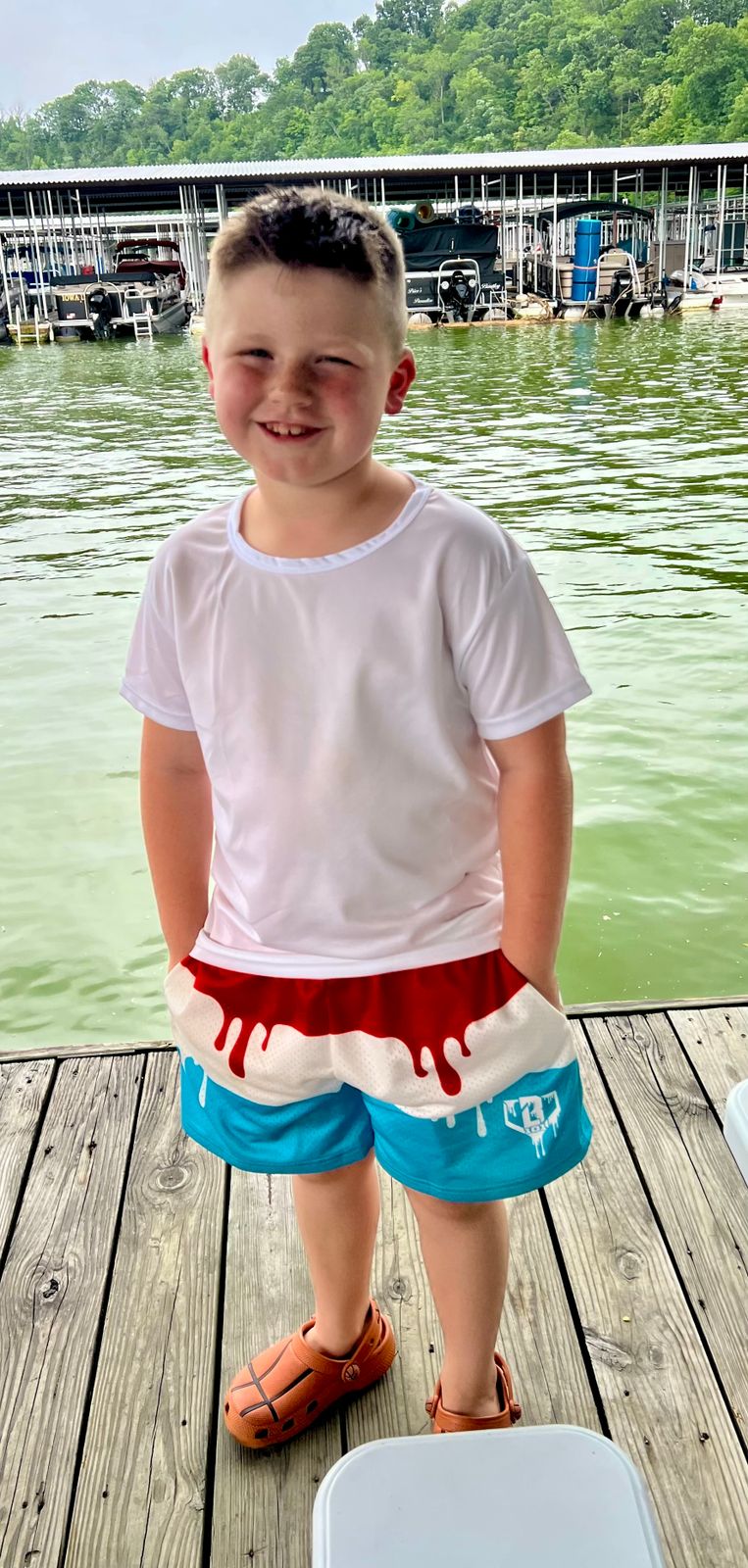 Ice Cream Shorts - Cherry - Baseball Lifestyle 101 Ice Cream Shorts - Cherry - Baseball Lifestyle 101