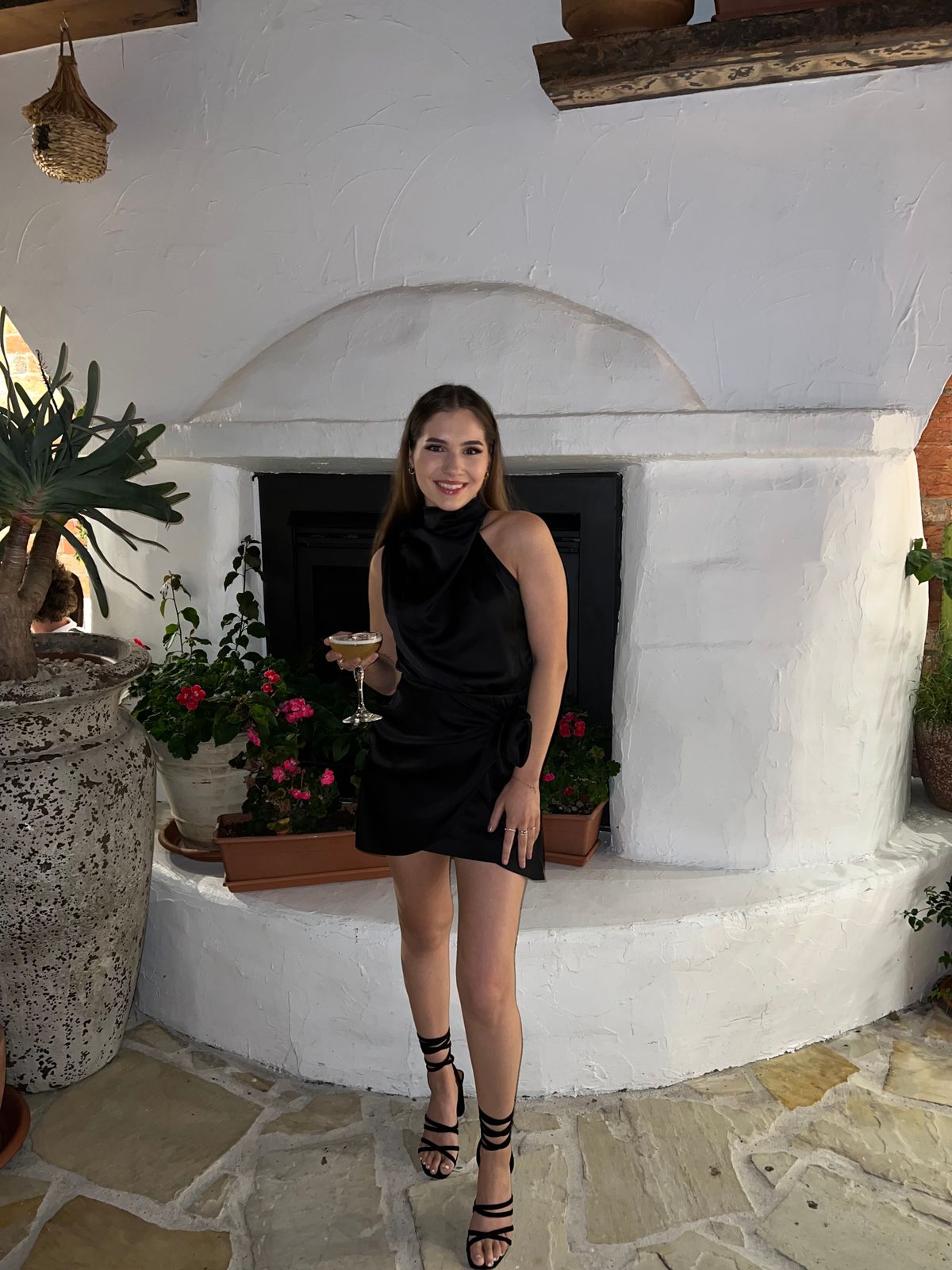Santorini Mini Dress - Black  Thats So Fetch US