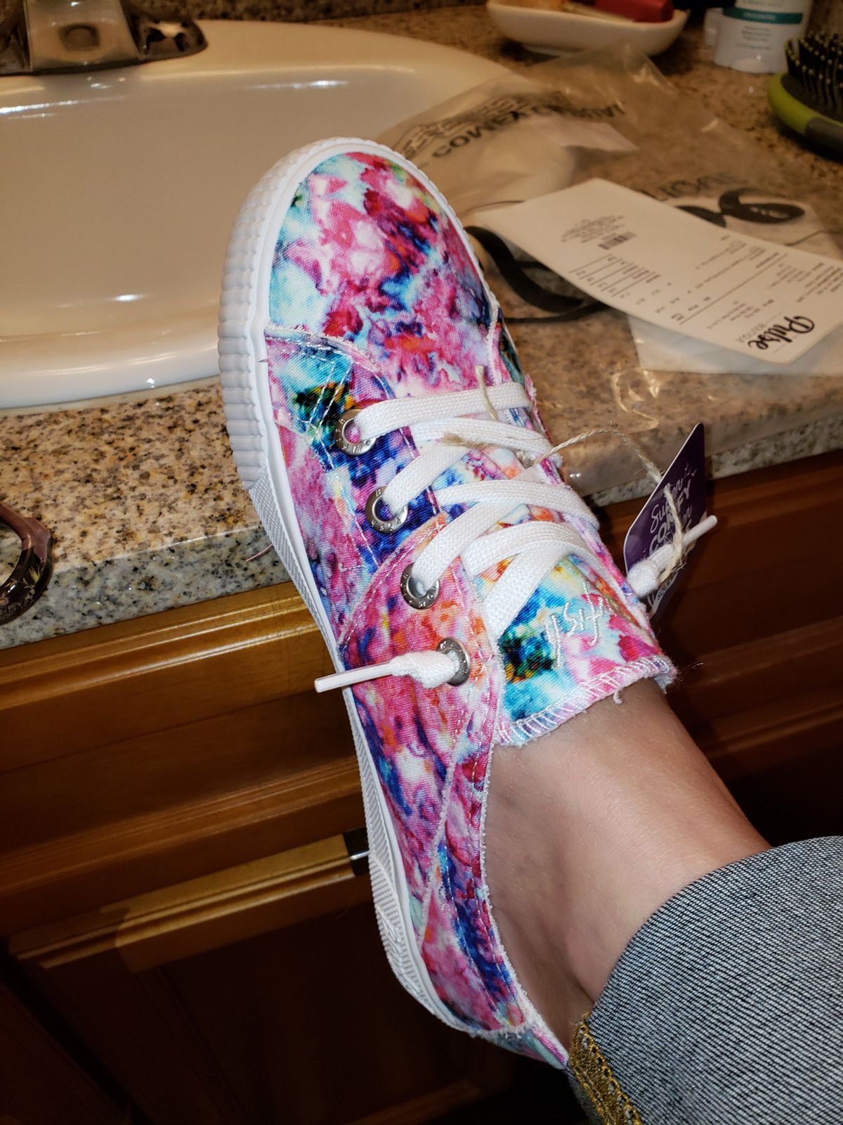 Blowfish Fruit Sneakers- Hot Pink Milkyway