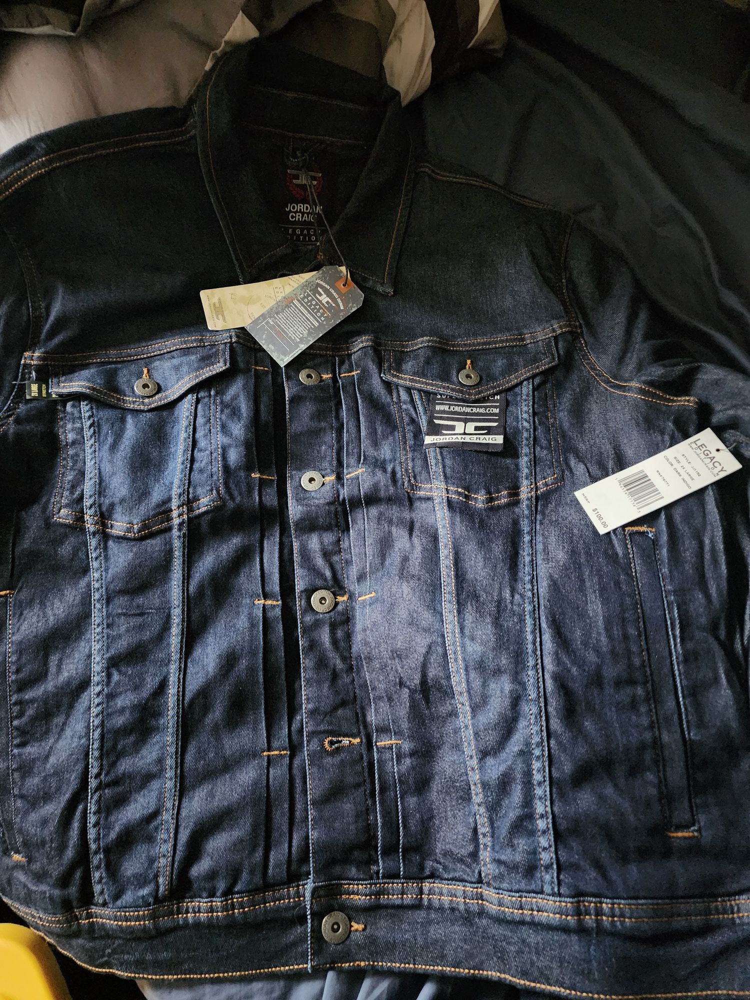 Giacca da uomo Casual Denim Trucker di CHARTOU - Italia