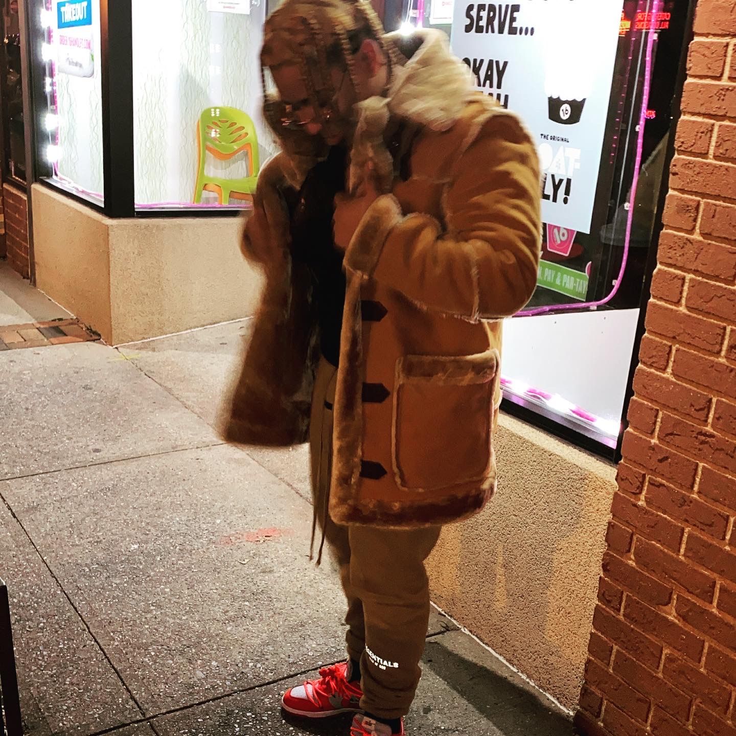 Denali Shearling Jacket (Cognac)