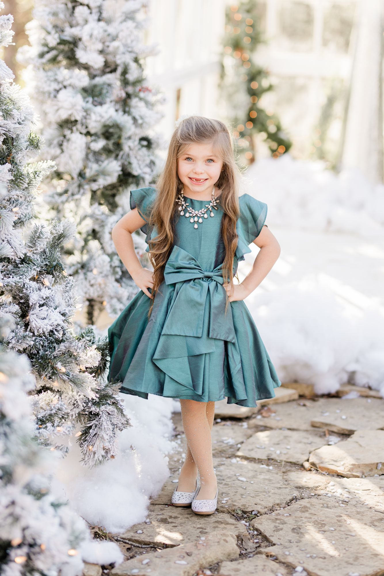 Camryn Dress in Opalized Tan - Joyfolie