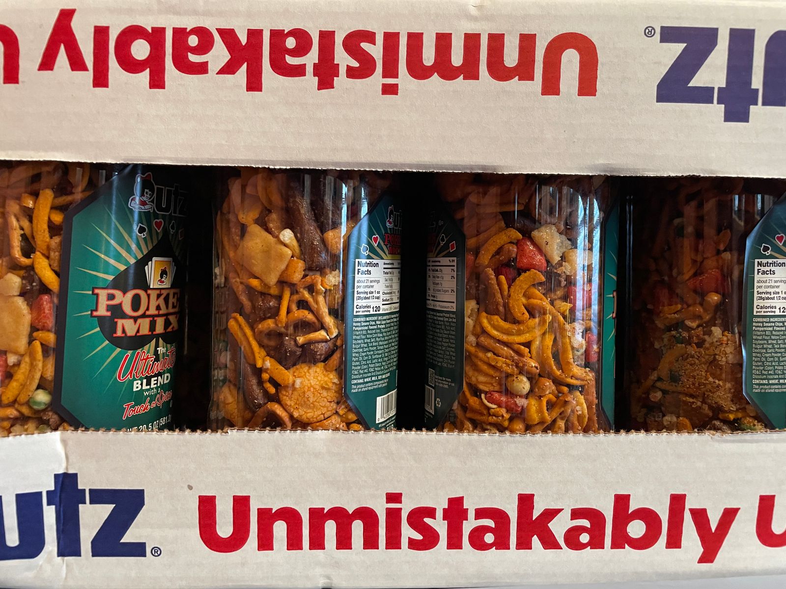 Utz Pub Mix, 42 Oz. Barrel, Savory Snack Mix With A Blend Of Crunchy Flavors For A Tasty Party Snack, Resealable Container, Trans-Fat Free And Kosher Certified