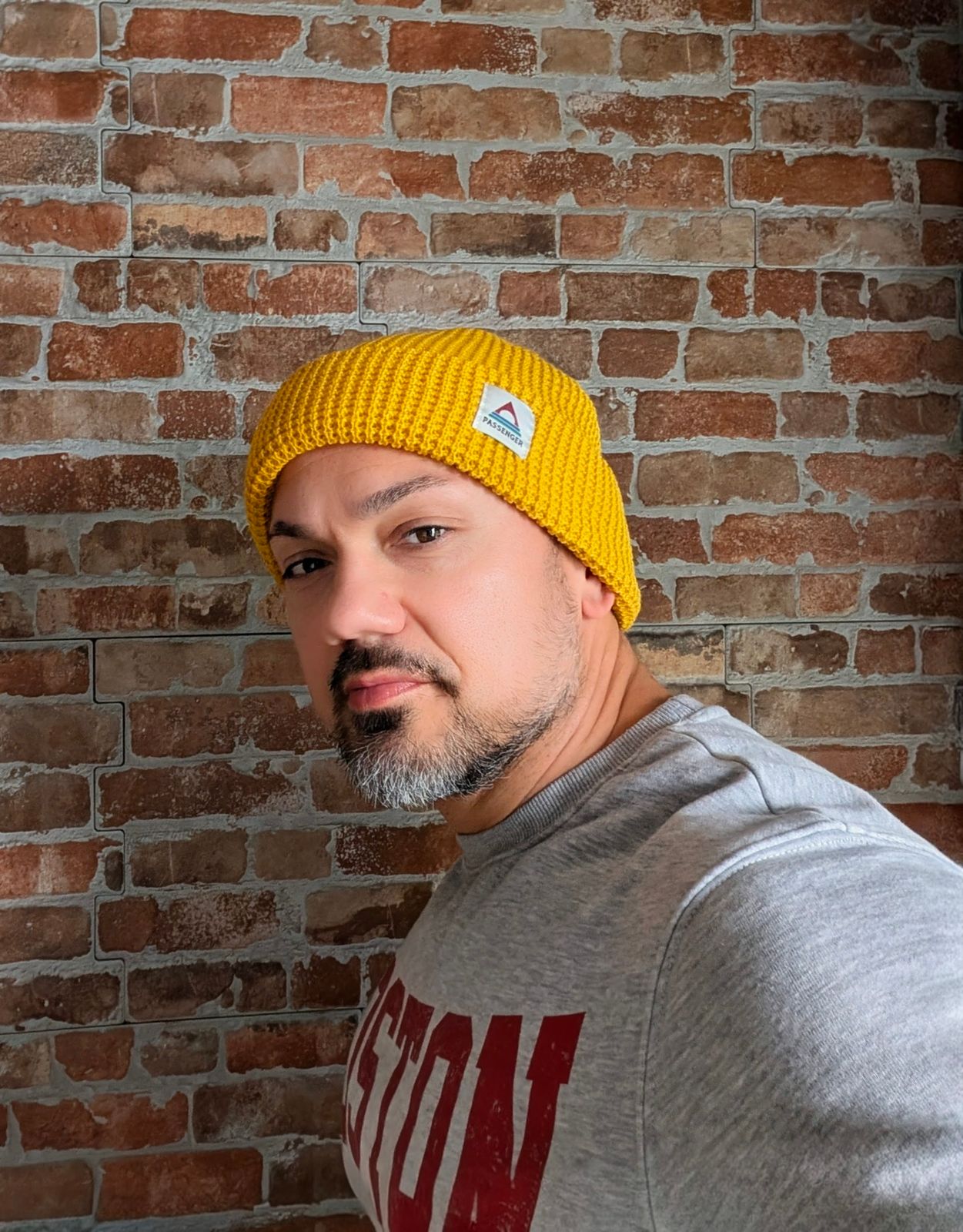 Moss Double Layer Waffle Beanie Mustard Yellow – Passenger