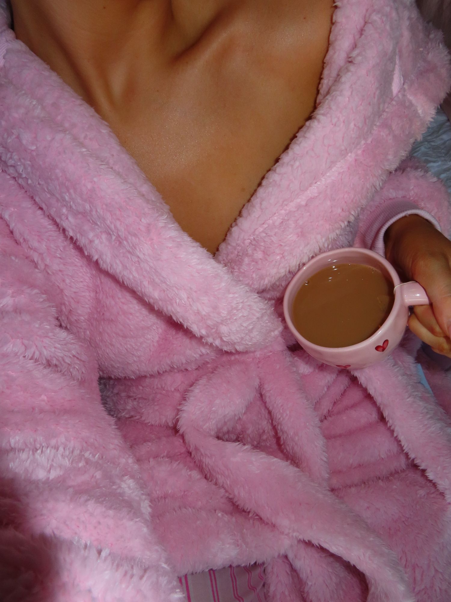 Pink Fluffy Dressing Gown  The Oodie