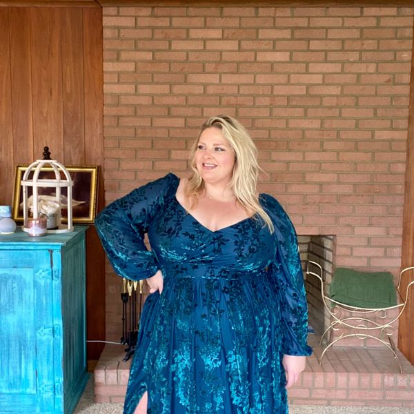 princess polly baby blue dress Azazie A-Line Off The Shoulder Floor-Length Floral Burnout Bridesmaid Dresses