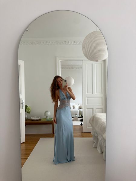 cult gaia blue mini dress Iris Cornflower Blue Dress