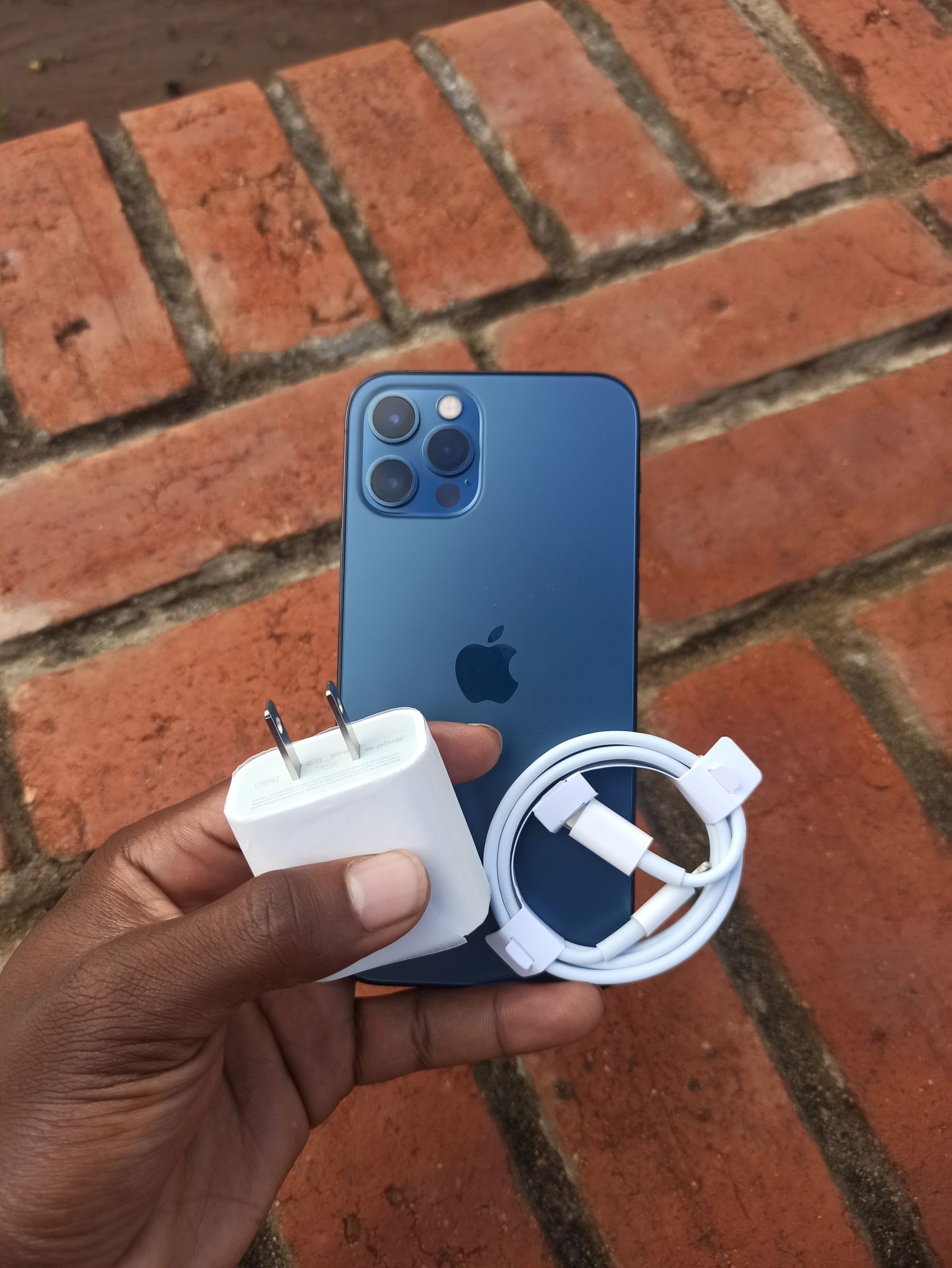 iPhone 12 Pro Pacific Blue 128GB (Unlocked) – Plug