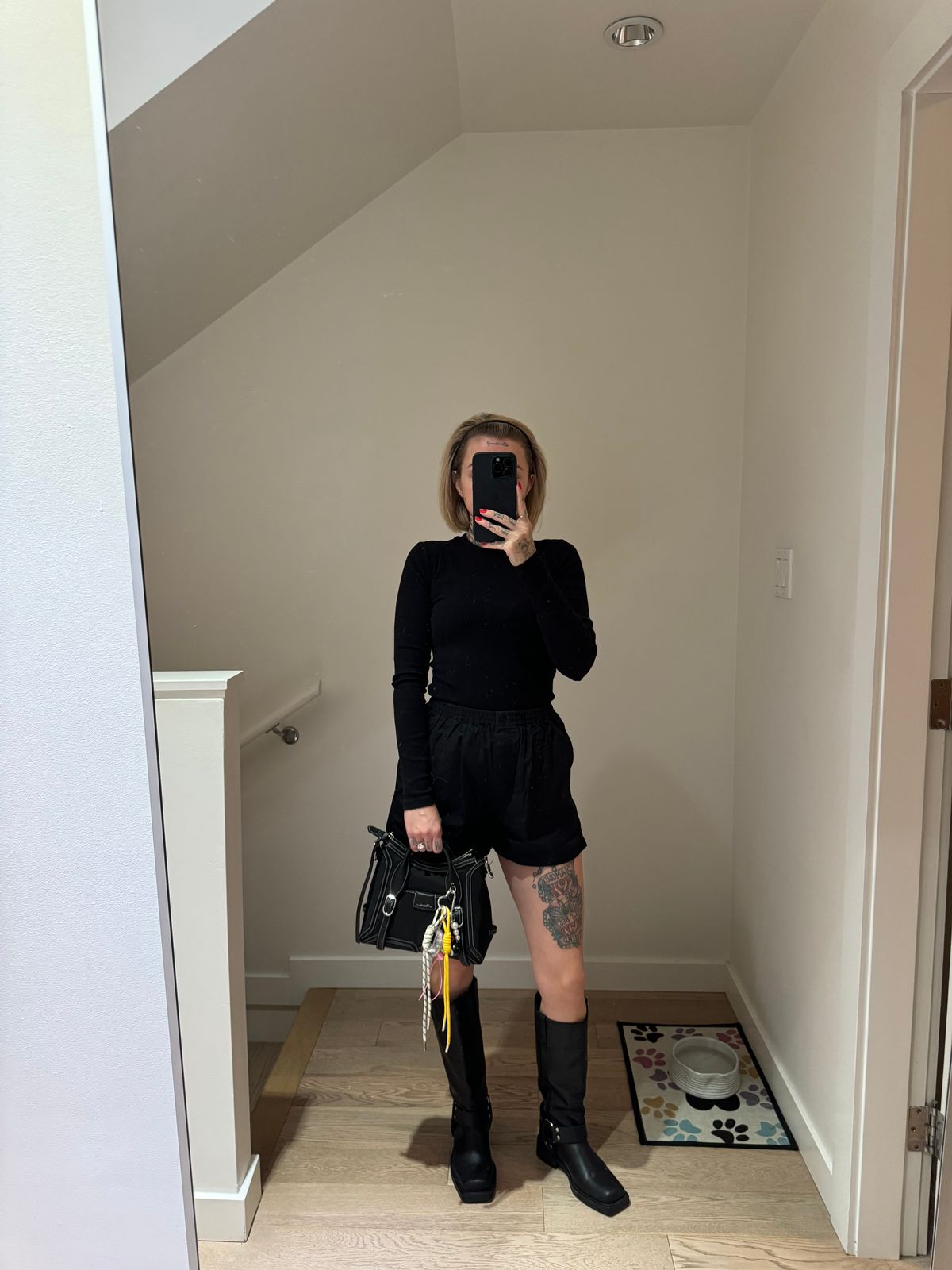 Black Stiefel Bianco Bianco Biaprima Bianco Stiefel BIAPRIMA Knee